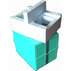 Ameda Elite rintapumpun kuljetuslaatikko ja sisäosa